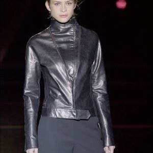 Badgley Mischka Runway Leather Jacket